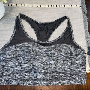new medium size black and grey hollister sports bra